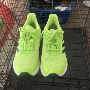 Adidas Lime Green Running Shoes